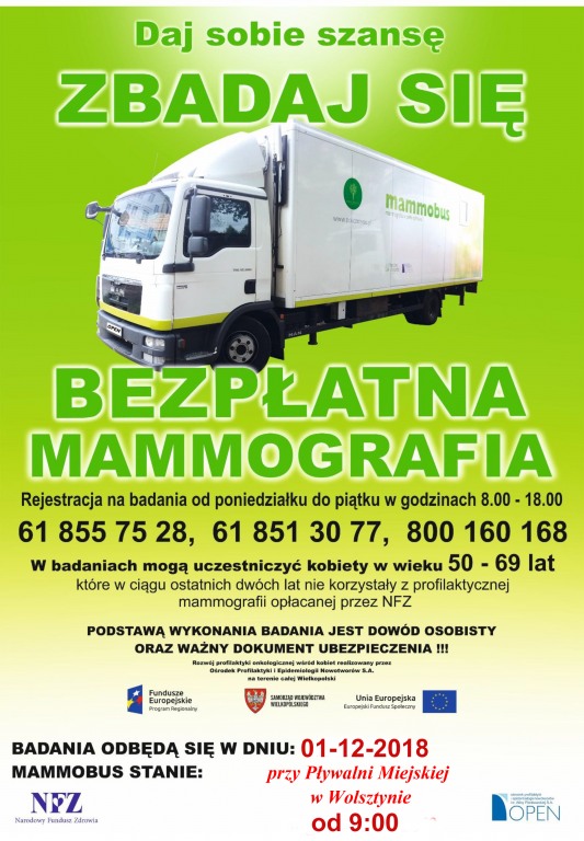 Bezp�atna mammografia